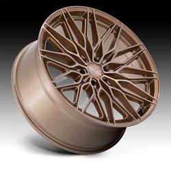 Niche Calabria 6 NC278ZR Platinum Bronze Custom Wheels 2